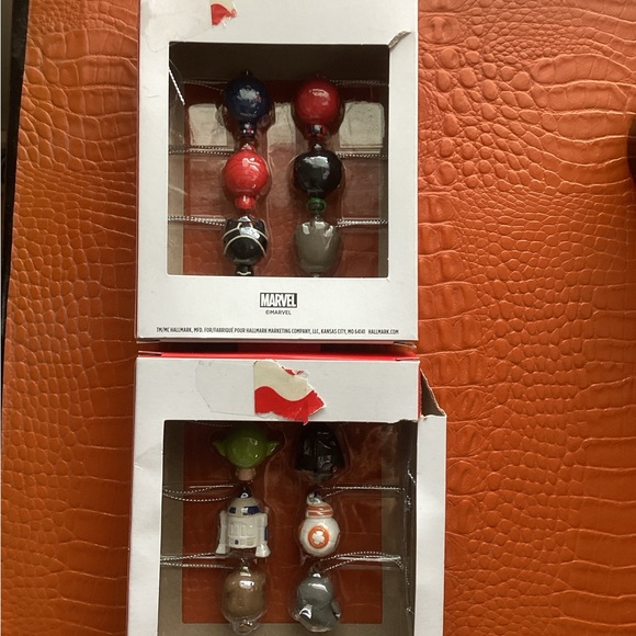 Marvel and Star Wars Mini Christmas Ornaments Set Hallmark - Picture 2 of 4
